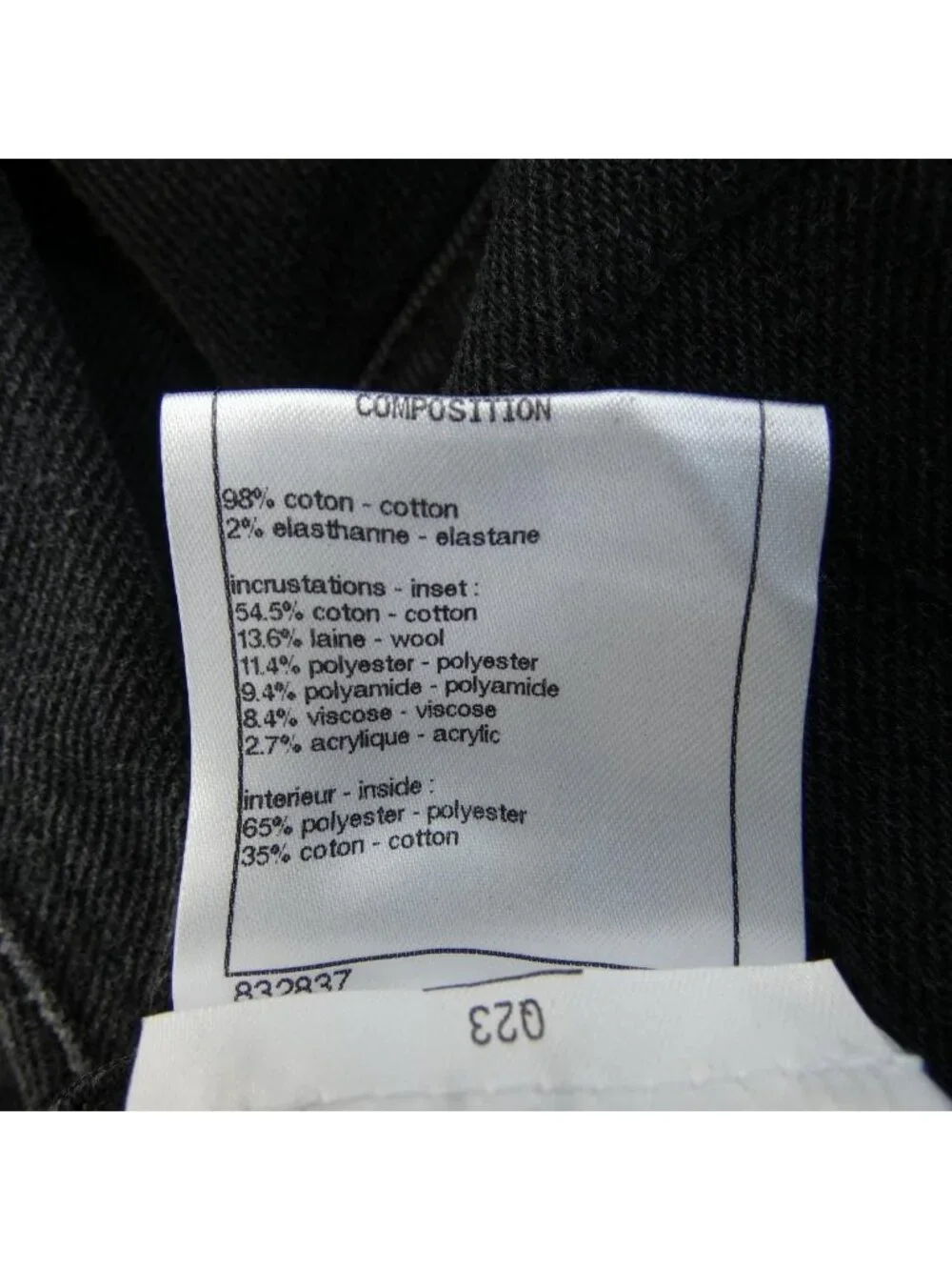 Chanel Jeans Black